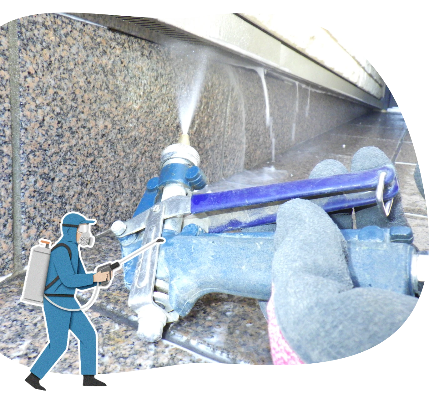 シロアリ防除施工士が在籍